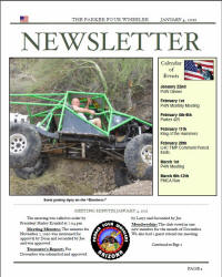Parker 4 Wheeler January 2011 Newsletter