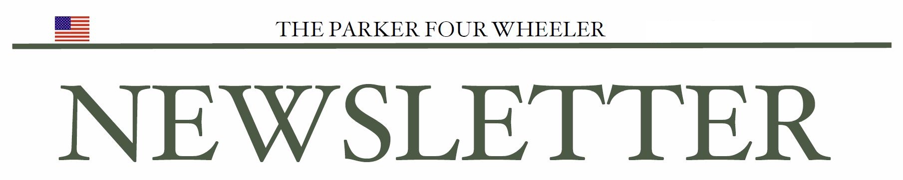 Parker 4 Wheeler Newsletter Heading